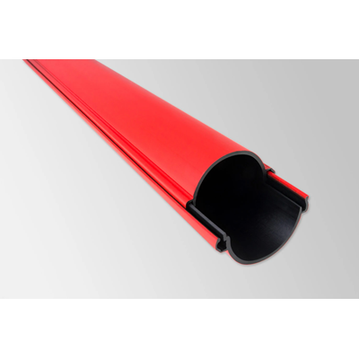 Gaine rigide fendue taille 110 rouge
