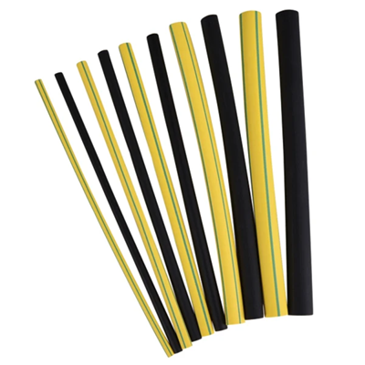 Gaine thermorétractable 3:1 3/1mm 1.2m jaune-vert