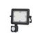 GALAXI LED floodlight 20W 3000K 2000lm IP65 black with motion sensor