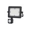 GALAXI LED Fluter 20W 4000K 2000lm IP65 schwarz mit Bewegungssensor