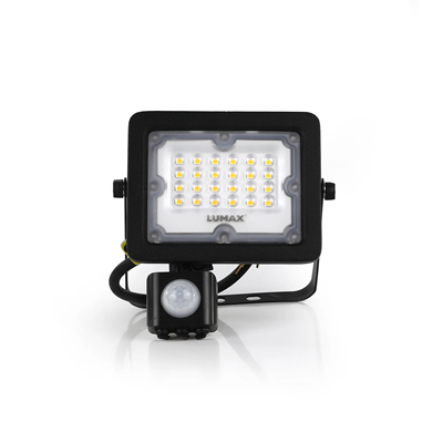 GALAXI Naświetlacz LED 20W 6000K 2000lm IP65 czarny z czujnikiem ruchu