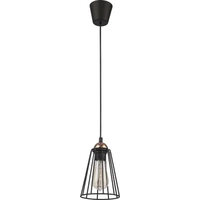 GALAXY Lampa wisząca E27 IP20 czarna