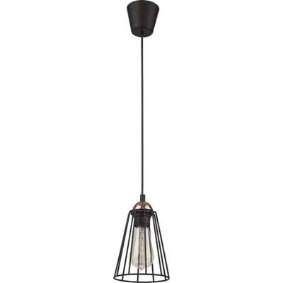 GALAXY Lampada a sospensione E27 IP20 nera