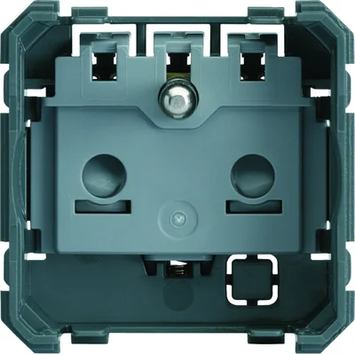 gallery Socket mechanism with grounding and contact covers 2P+E 2M