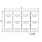 Galvanized angle connector length 145mm height 110mm