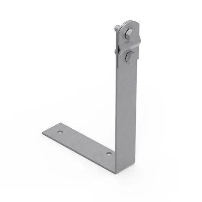 Galvanized angle screwed handle