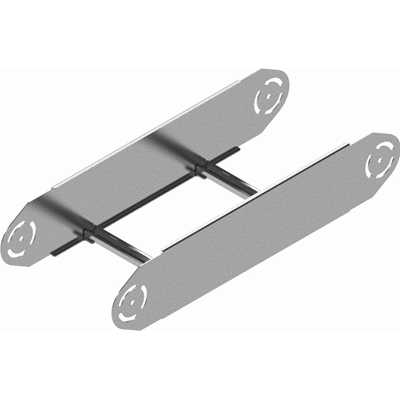 Galvanized articulated arch element, width 200mm, height 160mm