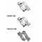 Galvanized cable clamp diameter 52-55mm