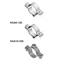 Galvanized cable clamp diameter 52-55mm