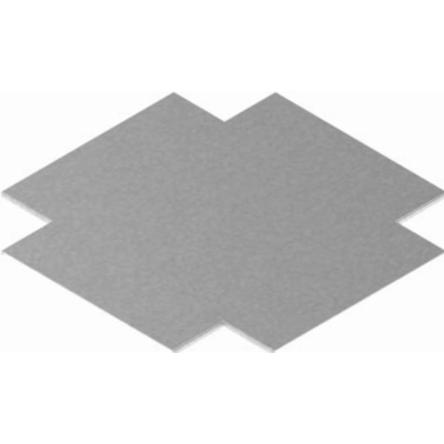 Galvanized channel cross-piece cover, width 250mm