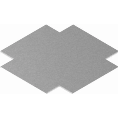 Galvanized channel cross-piece cover, width 350mm