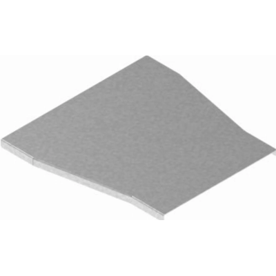 Galvanized channel reduction cover, width 250 x 175