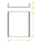 Galvanized channel width 250mm length 2m height 28mm