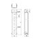 Galvanized channel width 75mm length 6m height 60mm