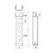 Galvanized channel width 75mm length 6m height 60mm