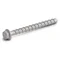 Galvanized concrete screw 6.3x50mm with hexagonal head and washer, 100 pcs.