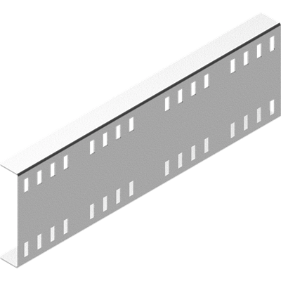 Galvanized connector width 500mm height 160mm