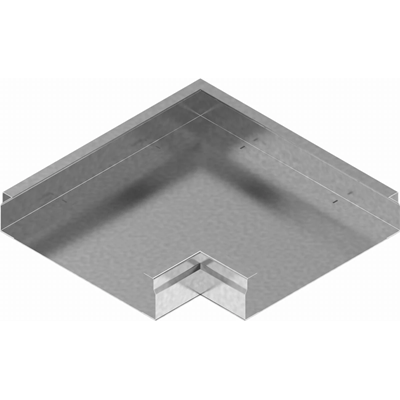Galvanized elbow width 250mm height 28mm