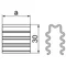 Galvanized expansion sheet 47mm wide