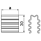 Galvanized expansion sheet 49mm wide