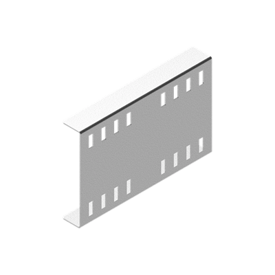 Galvanized fitting connector, height 160mm
