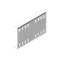 Galvanized fitting connector, height 160mm