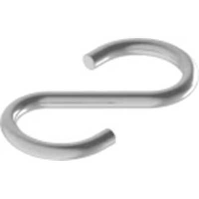 Galvanized hook diameter 6mm length 60mm