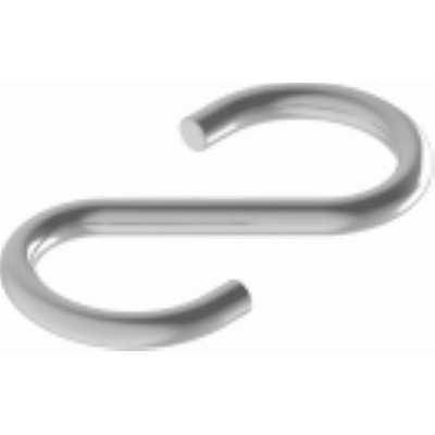 Galvanized hook diameter 6mm length 60mm