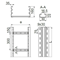 Galvanized ladder, length 6m, width 500mm, height 160mm