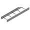 Galvanized ladder, length 6m, width 600mm, height 160mm
