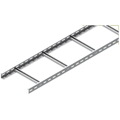 Galvanized ladder width 100mm length 3m