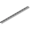 Galvanized mounting channel, length 0.2m, width 41mm, height 21mm