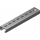 Galvanized mounting channel, length 0.2m, width 41mm, height 41mm