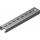 Galvanized mounting channel, length 0.4m, width 41mm, height 21mm