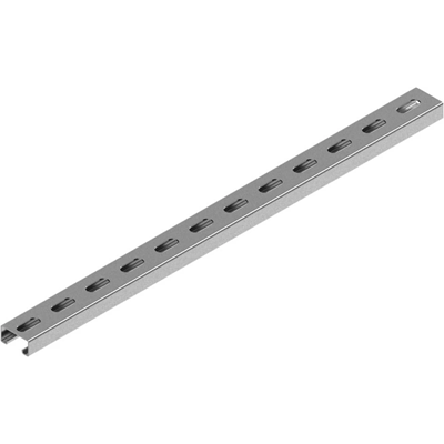 Galvanized mounting channel, length 0.4m, width 41mm, height 21mm