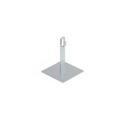 Galvanized roof bracket with plate