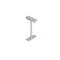 Galvanized screwed distance holder
