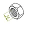 Galvanized self-locking nuts, thread 6mm