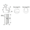 Galvanized side panel holder 45mm high