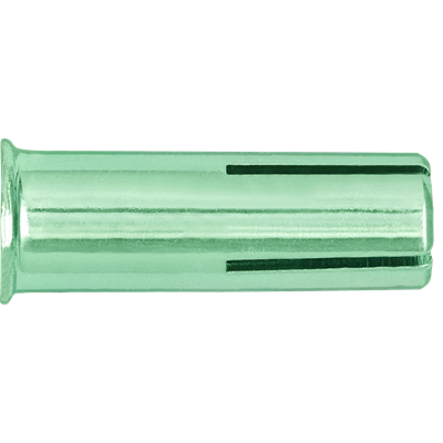 Galvanized sleeve anchor M10 x 25mm with internal thread and collar