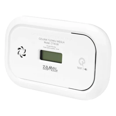 GARDI akumulátorový senzor oxidu uhelnatého 85dB IP20 bílý CTW-08