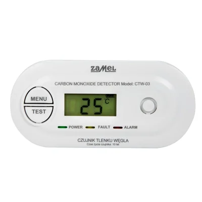 GARDI carbon monoxide detector battery 85dB IP20 white CTW-03
