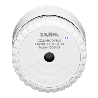 GARDI smoke detector with built-in battery 85dB IP20 white CDB-02