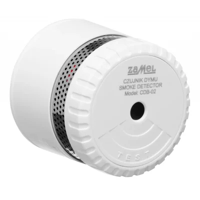 GARDI smoke detector with built-in battery 85dB IP20 white CDB-02