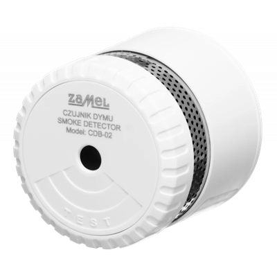 GARDI smoke detector with built-in battery 85dB IP20 white CDB-02