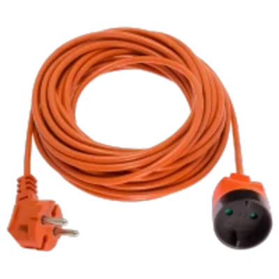 Gartenverlängerungskabel 1 Steckdose b/u 10m OMY 2x1 orange