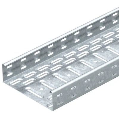 Gelochte verzinkte Kabelrinne 300x60mm 2m 0,75mm LKS 630 FS