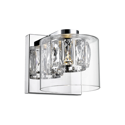 GEM Lampa ścienna chrom