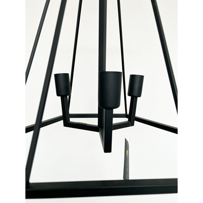GEOMETRIC 3 Pendant lamp E27 IP20 black