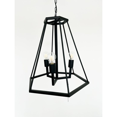 GEOMETRIC 3 Pendant lamp E27 IP20 black